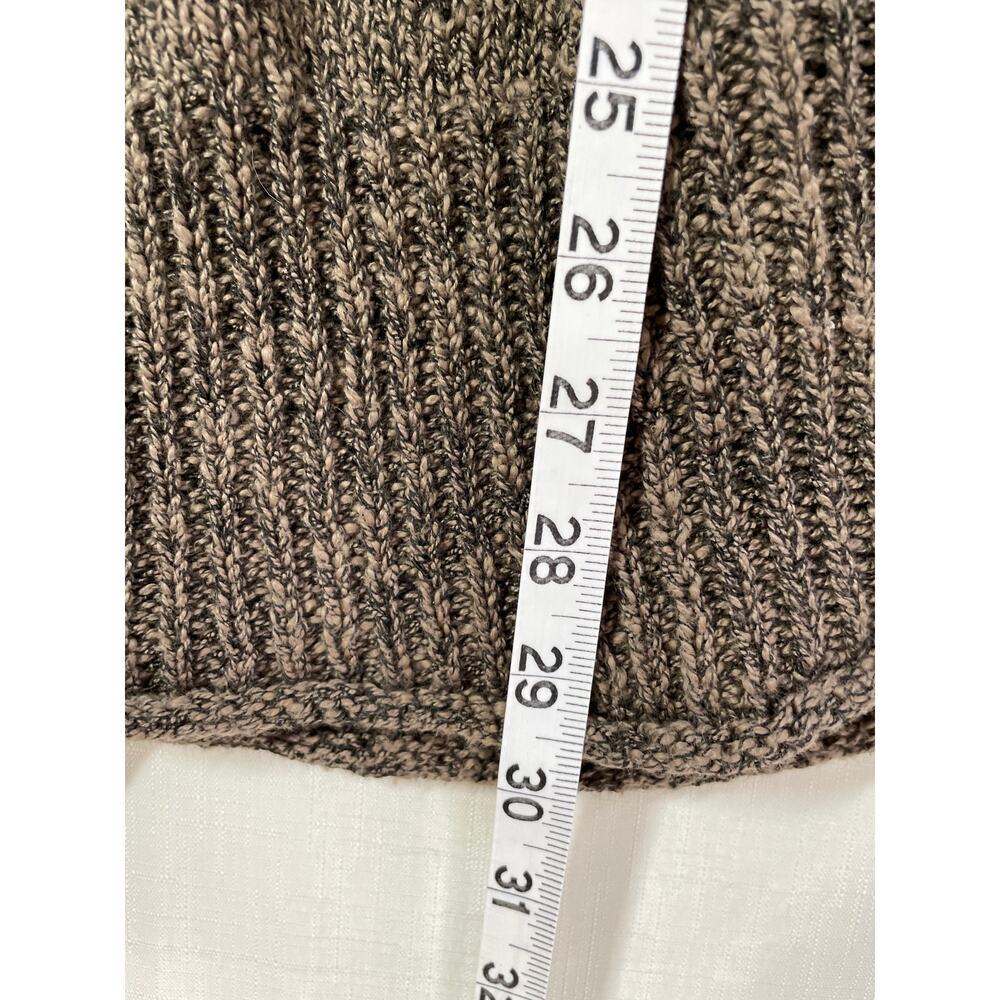 SOFT SURROUNDINGS Knit Poncho Cape Size L/XL Wrap Marled Cozy Lagenlook Hygge - Picture 12 of 12